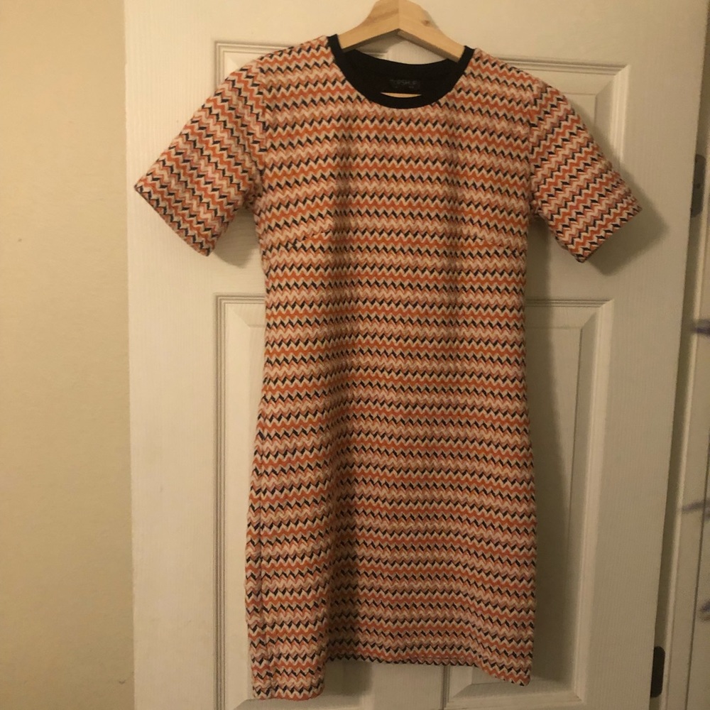 TopShop Chevron Bodycon Dress